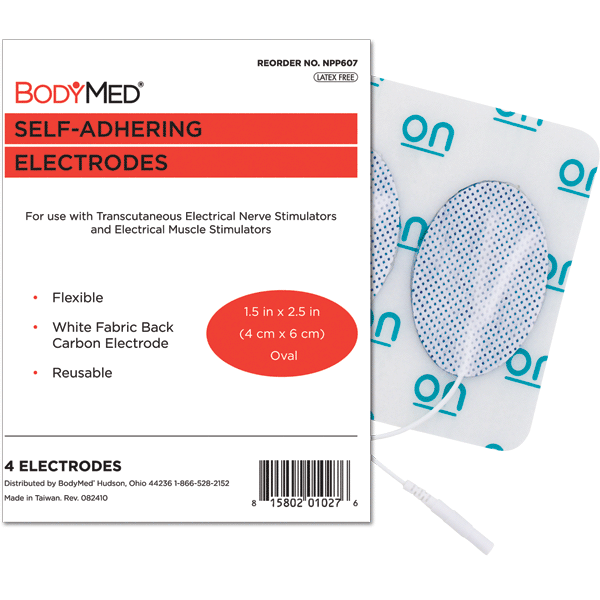 BodyMed Fabric Top with Multistick Gel SelfAdhering Electrodes by