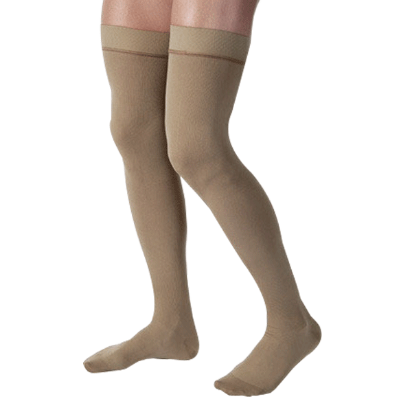 BSN Jobst for Men Closed Toe Thigh High 1520 mmHg Ribbed Compression