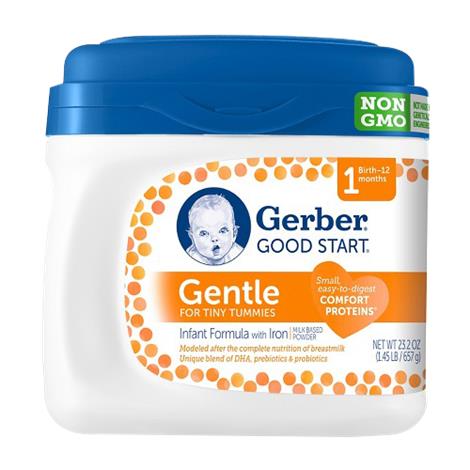 Nestle Gerber Good Start Stage 1 Gentle Powder Formula,23.2 oz,Tub,Each,50000222513