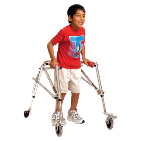 Kaye Wide Posture Control Four Wheel Walker With Front Swivel Wheel For Youth,0,Each,R2BS
