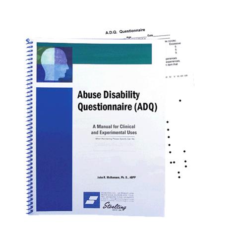 Stoelting Abuse Disability Questionnaire,ADQ,Each,32501
