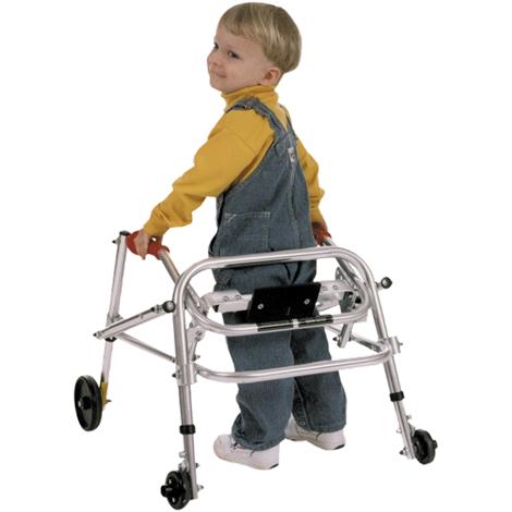 Kaye PostureRest Four Wheel Walker With Seat,Front Swivel And Silent Rear Wheel For Small Children,0,Each,W1/2BHSX