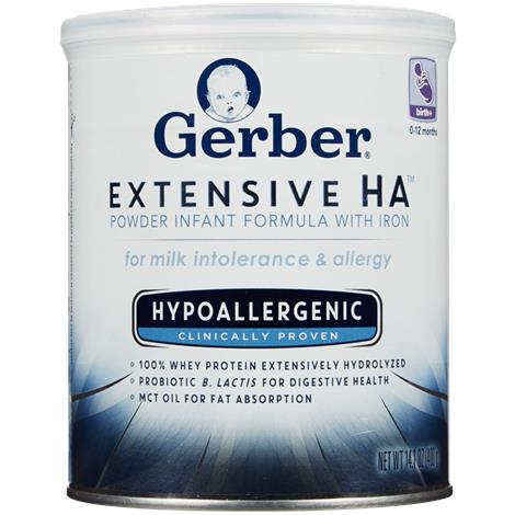 Nestle Gerber Extensive HA Powder Formula,14.1oz(400gm),Tin,Each,5000048519