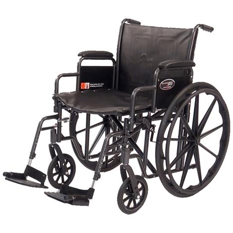 Graham Field Everest & Jennings Traveler HD Wheelchair,20X18 Detachable Full Arm,Elevating Legrest,Each,3G010350