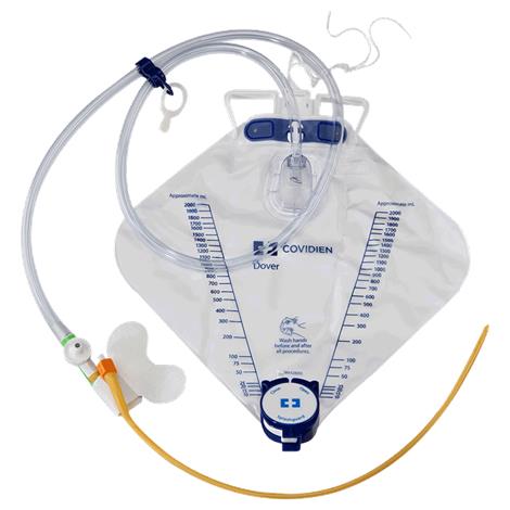 Covidien Ultramer Latex Foley Catheter Tray With Anti-Reflux Chamber,16FR Catheter,With Needle,Each,6946