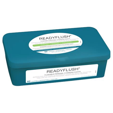 Medline ReadyFlush Biodegradable Flushable Wipes,12"L x 8"W, Scented, Without Dimethicone,12/Pack,MSC263840