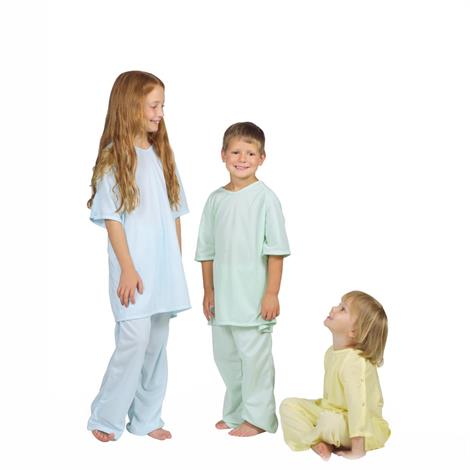 Medline Comfort-Knit Pediatric Pajama Pants,Large,Blue,12/Pack,2pk/Case,MDT011280L