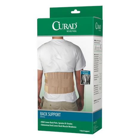 Medline Curad Universal Back Support,33" to 48" (83.8cm to 122cm),Each,ORT22000DH