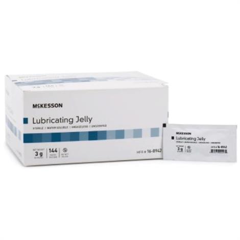 McKesson Sterile Lubricating Jelly,5gm,Individual Pack,144/Pack,16-8946