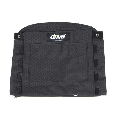 Drive Adjustable Tension Wheelchair Back Cushion,Fits 22" to 26" Wide Wheelchairs,16" High,Each,14301