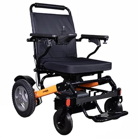 EWheels EW-M45 Folding Electric Wheelchair,Black and Orange,Each,EW-M45