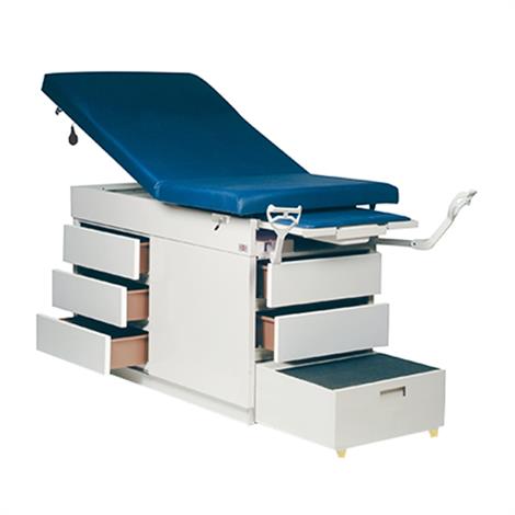 Hausmann Gas Spring Back Exam Table,Model,Right Side Drawers,Each,4412