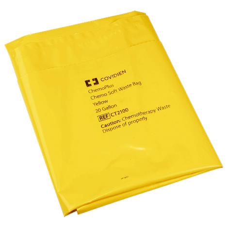 Covidien Kendall Chemo Waste Bag,20 Gallon,100/Case,CT2100