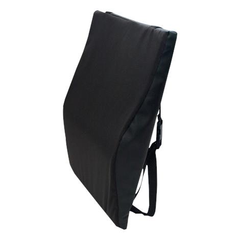 Bilt-Rite Black Wheelchair Back Cushion,18"L x 20"W,Each,FO370