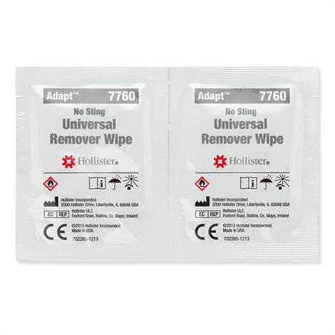 Hollister Adapt Universal Adhesive Remover Wipes,Wipes,50/Pack,12Pk/Case,7760