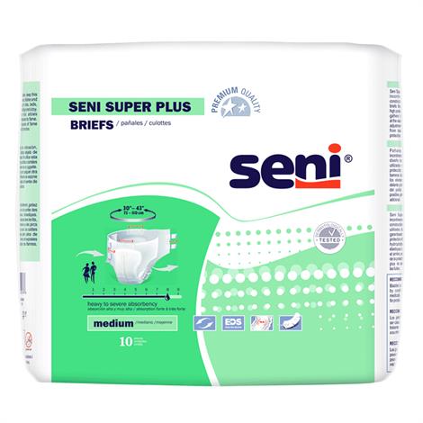 Seni Super Plus Briefs,Large (45" - 59"),9/Pack,4/Case,S-LA09-BP1