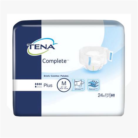 TENA Complete Moderate Absorbency Adult Incontinence Briefs,Beige,X-Large (52 Inch To 62 Inch),24/Pack,3PK/Case,67340