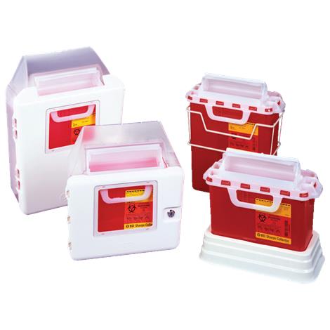 BD Patient Exam Room Collector,5.4quarts,Red,Horizontal Entry,12/Case,305426