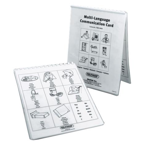 Maddak Multi Language Communication Cards,Cards,Each,H718130025
