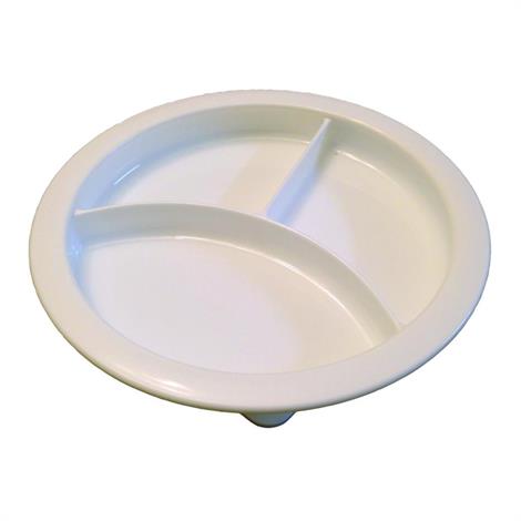 B&L Partitioned Scoop Dinner Plate,Scoop Dinner Plate,48/Case,A-PSD