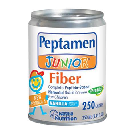 Nestle Peptamen Fiber Complete Peptide-Based for Children,Vanilla,250ml Can,24/Case,9871660210