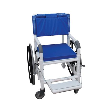 MJM International Non Magnetic Multi Purpose Self Propelled Transport Chair,Royal Blue,Each,131-18-24W-MRI