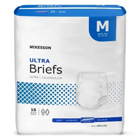 McKesson Ultra Absorbency Tab Closure Adult Disposable Briefs,Small,24/Pack,4Pk/Case,BRULSM