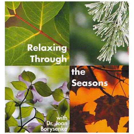 Stress Stop Relaxing Through The Seasons CD and DVD,Relaxation DVD,Each,RX7