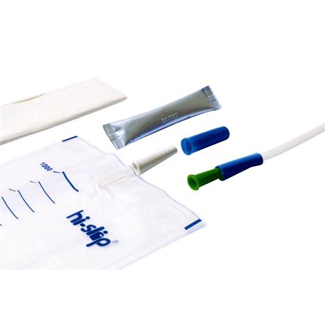 Medicath Hi-Slip Full Plus Hydrophilic Catheter - Male,12FR,10/Pack 4Pk/Case,HS.FPM4012